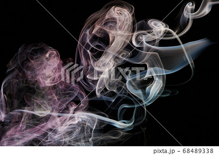 Abstract smoke transparent brown color swirl Abstract smoke transparent brown color swirl 68489338