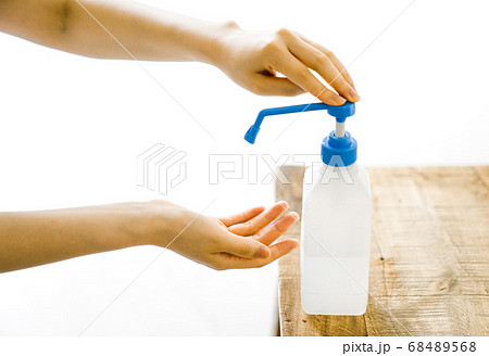 手指消毒イメージ 手指消毒イメージ 68489568
