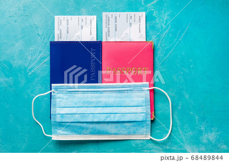 family trip hygiene protection pink blue passports family trip hygiene protection pink blue passports 68489844