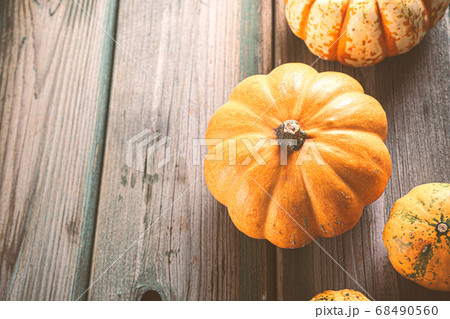Autumn pumpkin thanksgiving background 68490560