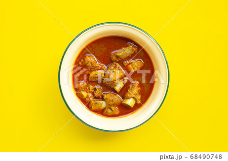 Spicy stir fried pork sparerib with Thai Southern 68490748