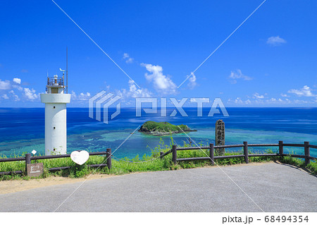 平久保崎の絶景　南国のイメージ　石垣島 68494354