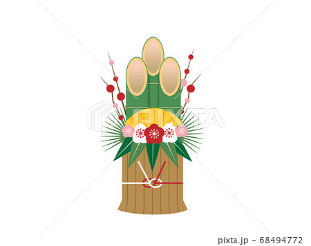 門松のイラスト 正月飾りのイラスト素材 [68494772] - PIXTA