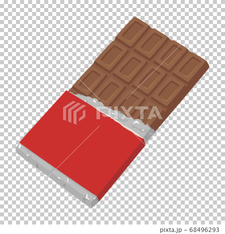 Illustration of sweet and delicious chocolate bar. 68496293