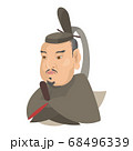 徳川家光のイラスト　江戸時代の人物　歴史上の人物　偉人の肖像画 68496339