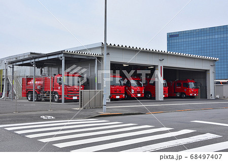 東京消防庁蒲田消防署空港分署の仮庁舎 東京消防庁蒲田消防署空港分署の仮庁舎 68497407