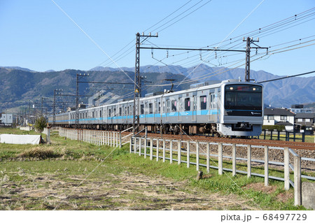 春の田園地帯を走る小田急 3000形(富水ー栢山) 春の田園地帯を走る小田急 3000形(富水ー栢山) 68497729