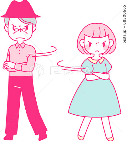 ケンカをする年の差カップル 68500665