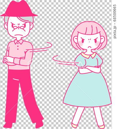 ケンカをする年の差カップル 68500665