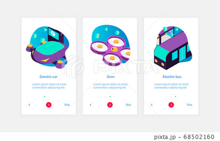 Futuristic Vehicles Vertical Banners 68502160