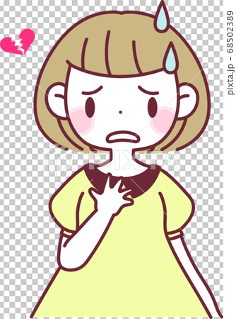 幻滅的臉的女人 68502389