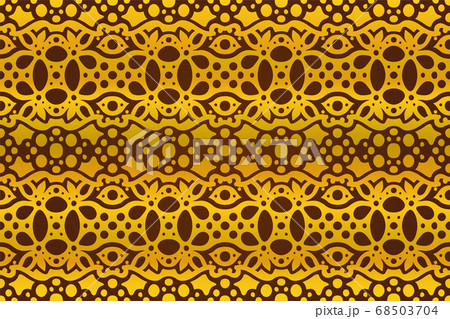 Golden seamless pattern on the purple background Golden seamless pattern on the purple background 68503704