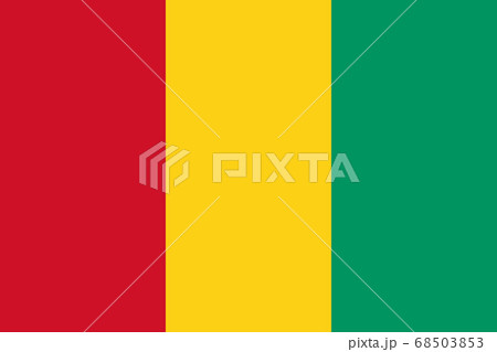 Flag of Guinea Vector illustration Flag of Guinea Vector illustration 68503853