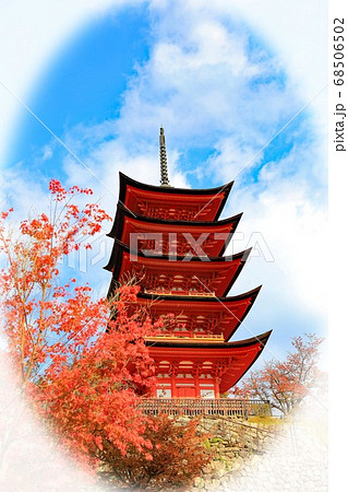 秋の厳島神社 68506502