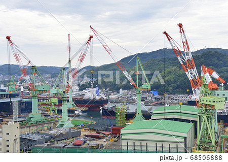 造船所の風景 68506888