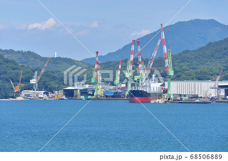 造船所の風景 68506889