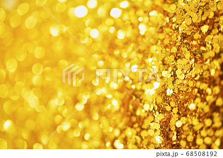 ゴールド 金色 背景の写真素材