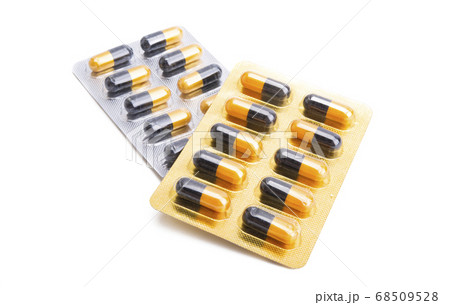 blister of pills isolated 68509528