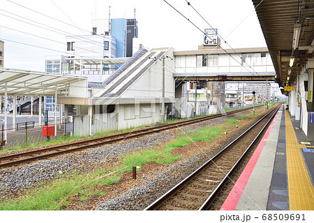石山駅から米原駅までの琵琶湖線車窓からの風景 68509691