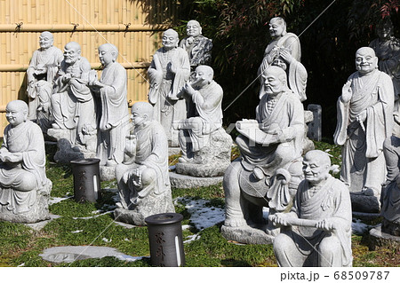 閑臥庵の羅漢像 68509787