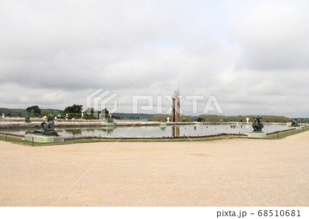 ベルサイユ宮殿の庭にある2本の大きな木 ベルサイユ宮殿の庭にある2本の大きな木 68510681