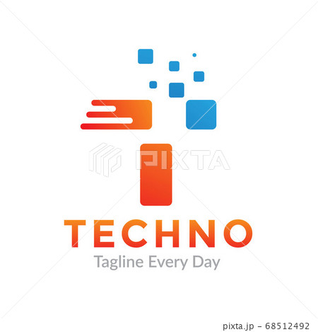 letter T for technology logo designs letter T for technology logo designs 68512492