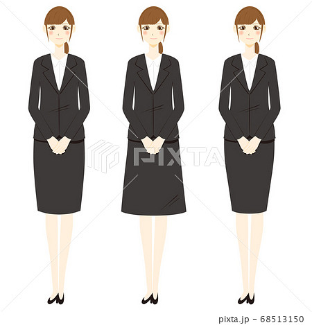 スーツの女性のイラスト素材