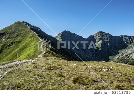 Western Tatras scenery from saddle Zabrat, 68513789