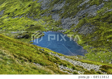 Mountain lake from Volovec peak, Western Tatras, Mountain lake from Volovec peak, Western Tatras, 68513812