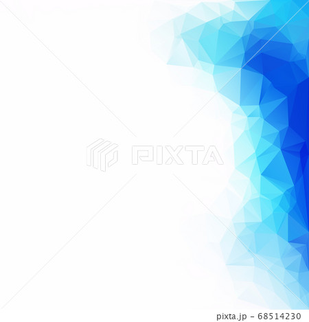 Blue Polygonal Mosaic Background, Creative Design 68514230