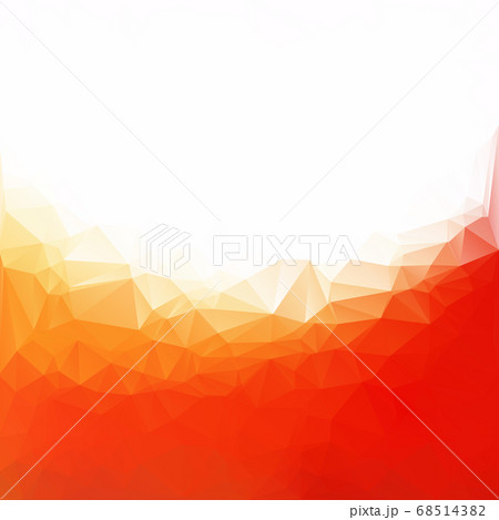 Orange Polygonal Mosaic Background, Creative 68514382