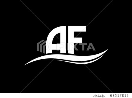 A F letter sign symbol. Initial Letter A F Logo Design Vector Template. Monogram logo A F letter sign symbol. Initial Letter A F Logo Design Vector Template. Monogram logo 68517815