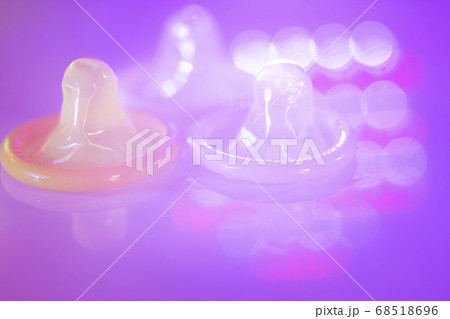 Rubber condom contraceptive 68518696