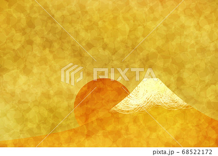 富士山 年賀状 和紙 背景 富士山 年賀状 和紙 背景 68522172