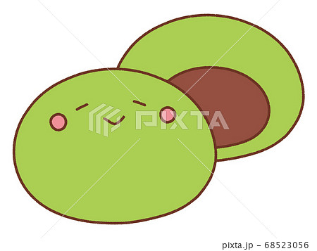 饅頭 3 キャラのイラスト素材