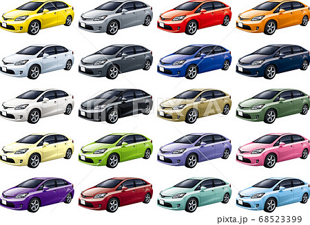自動車　セダン　バリエーションセット 68523399
