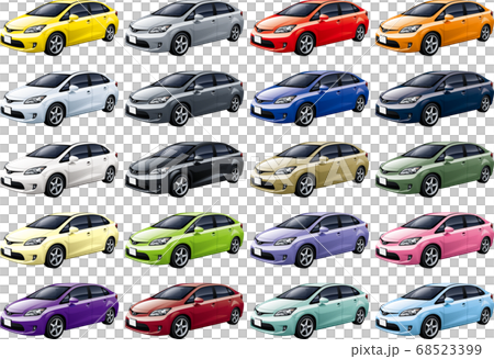 自動車　セダン　バリエーションセット 68523399