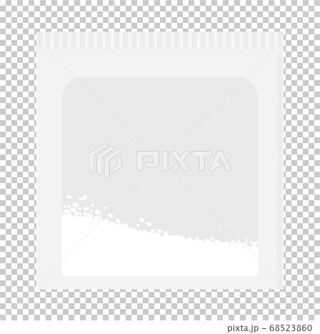 Powder medicine unopened illustration (white) 68523860