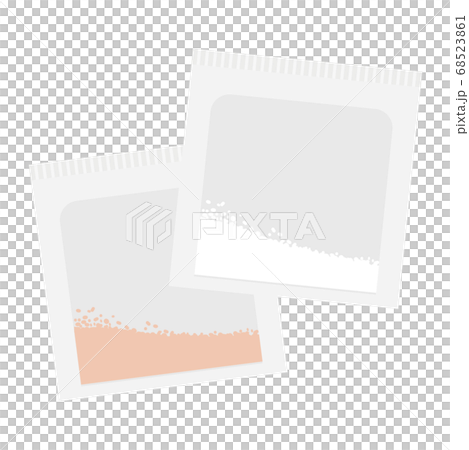 粉薬のイラスト 2種類 68523861