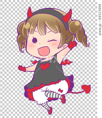 Halloween costume girl _ small devil Halloween costume girl _ small devil 68523998