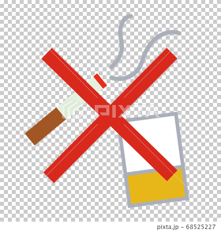 タバコ禁止のマーク 68525227