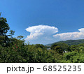 夏の積乱雲と夏の空 68525235