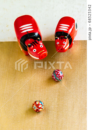 2021丑年・疫病除けの赤ベコ 68525342