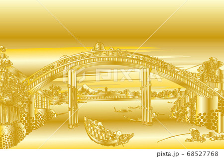 葛飾北斎イメージ深川万年橋下金 葛飾北斎イメージ深川万年橋下金 68527768