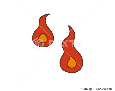火の玉 2のイラスト素材