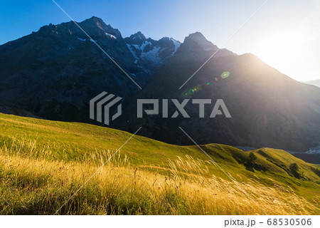 Mountain landscape of the french Alps, Massif des Mountain landscape of the french Alps, Massif des 68530506