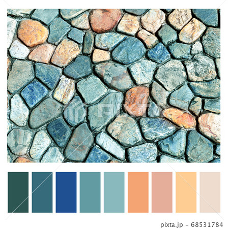 Color matching palette with complimentary colour 68531784