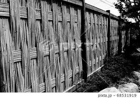 古風な沼津垣根の写真素材 [68531919] - PIXTA