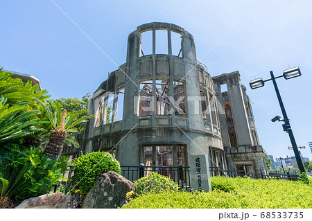 お盆期間の原爆ドーム（8月14日撮影）広島県広島市 68533735
