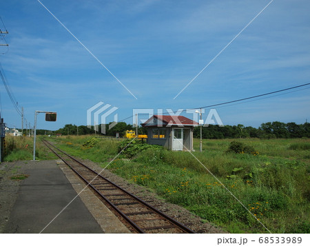 夏の北海道根室本線　厚床駅 68533989
